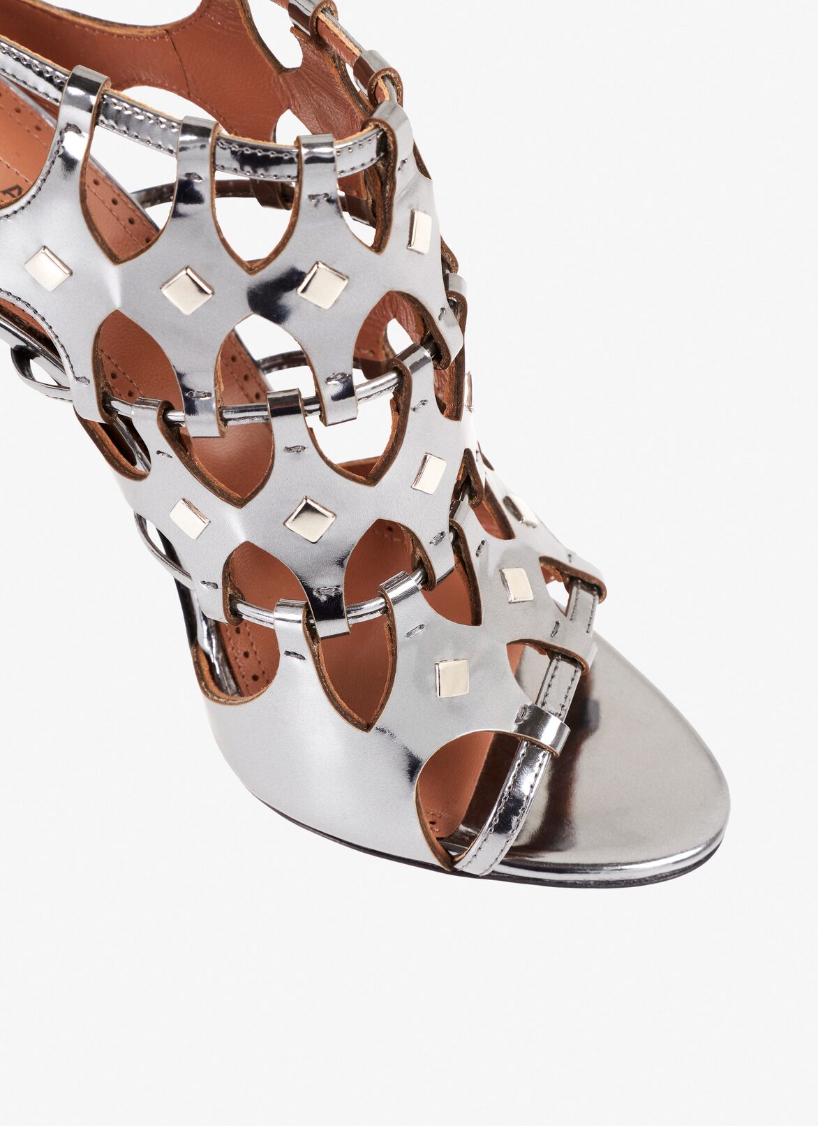 Stiletto Sandal ALAÏA RHODIUM STILETTO SANDAL